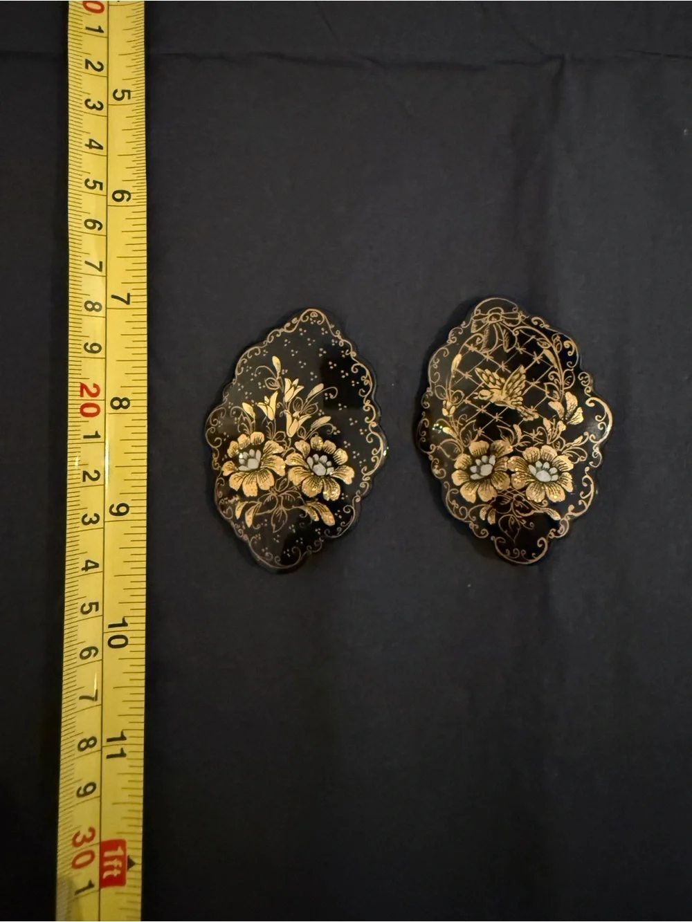 Floral brooches